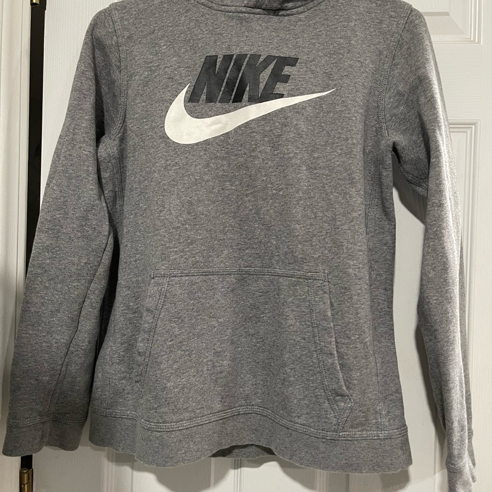 Nike Kids Gray Turtleneck Hoodie